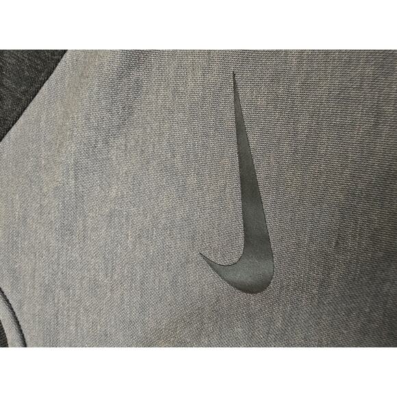 Nike Golf Shirt Mens Size 2XL 833079-063 Gray Blade Collar Raglan Wool Blend - Picture 6 of 11